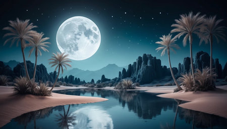 Moonlight Oasis and Velvet Windの素材