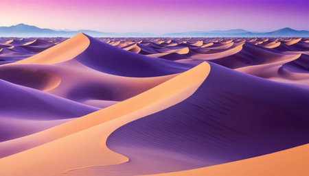 Lavender Waves and Desert Glowの素材
