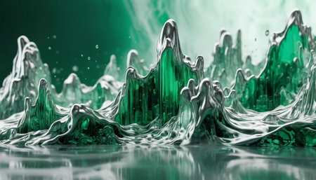 Silver Mist and Emerald Driftの素材