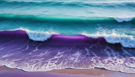 Turquoise Fade and Violet Driftの素材