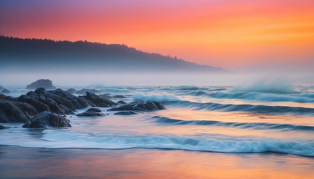 Sunset Blend and Ocean Mistの素材