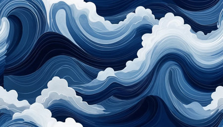 Honey Mist and Sapphire Waveの素材