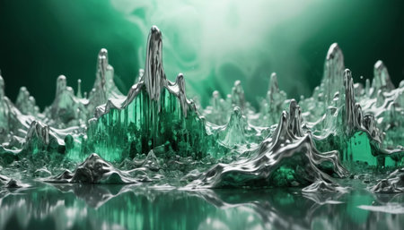 Silver Mist and Emerald Driftの素材