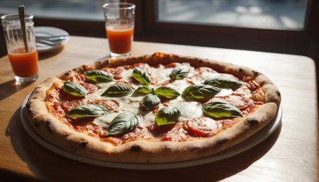 Margherita Pizza Window Lightの素材