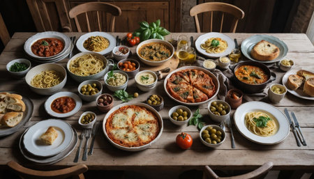 Authentic Indoor Italian Diningの素材