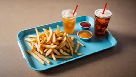 Fries and Soda Combo Mealの素材