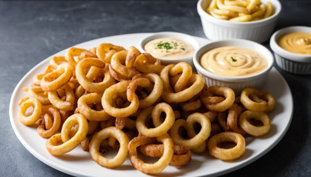 Curly Potato Fries Presentationの素材