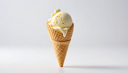 Vanilla Cone Ice Cream Delightの素材