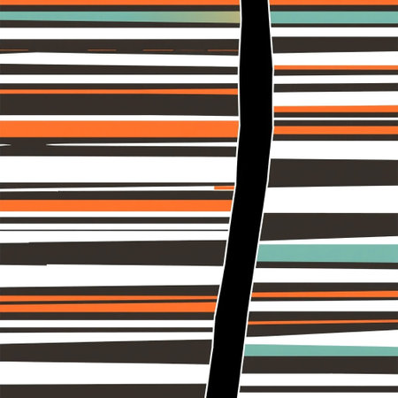Broken Stripe Modern Graphic Designの素材