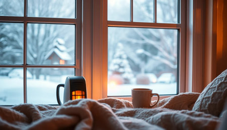 Warm glowing home with quiet comfortの素材