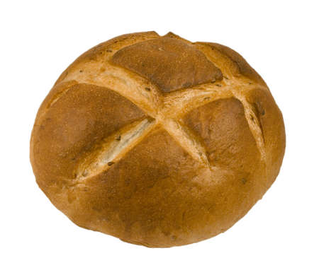 Bread isolated on white background