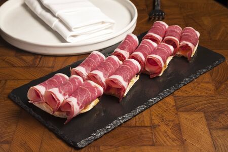 Spanish hamの写真素材