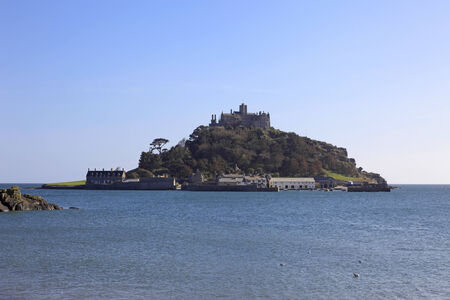 St Michael s Mount Cornwall Englandの写真素材