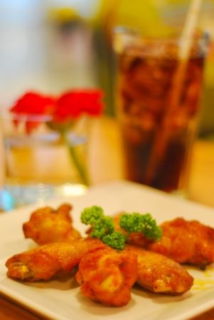Bring chicken to marinade and then grilled の写真素材