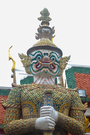 Giants guard of Wat Phra Kaew の写真素材