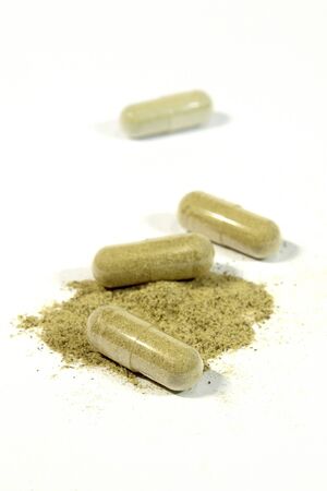 Andrographis Paniculata antipyretic herbal capsulesの写真素材