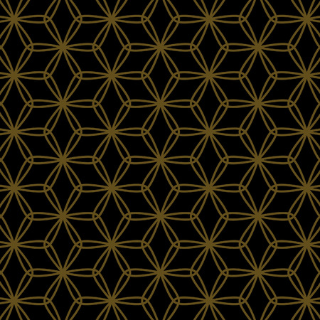 Japanese gold leaf patternのイラスト素材