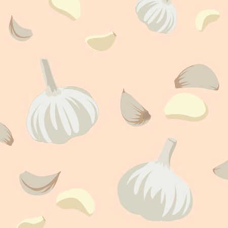 Garlic patternのイラスト素材