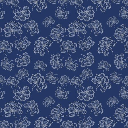 Japanese Flower Petal Patternのイラスト素材