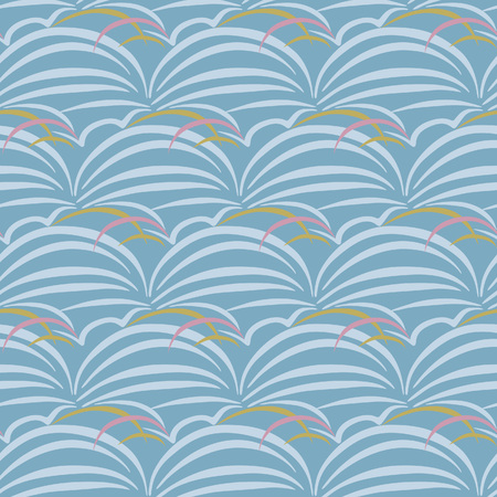 Japanese Grass Wave Pattern