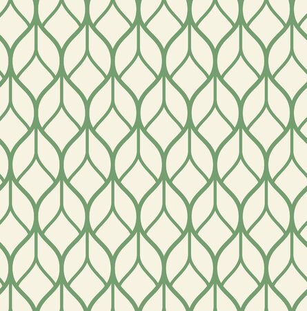 Japanese Modern Leaf Seamless Patternのイラスト素材