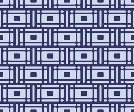 Japanese Geometric Maze Vector Seamless Patternのイラスト素材