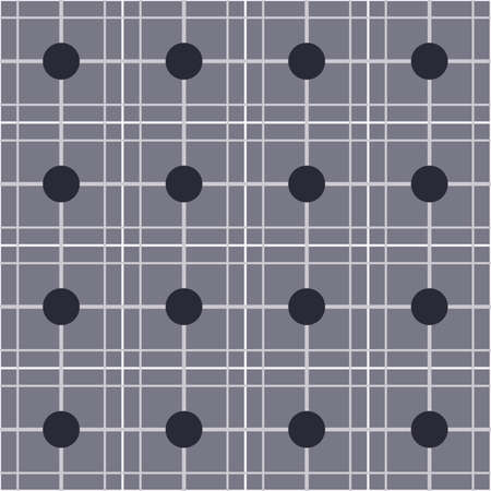Japanese Dot Line Vector Seamless Pattern