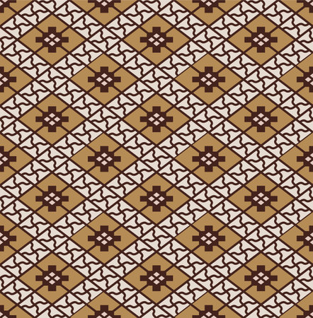 Japanese Luxury Diamond Mosaic Vector Seamless Pattern