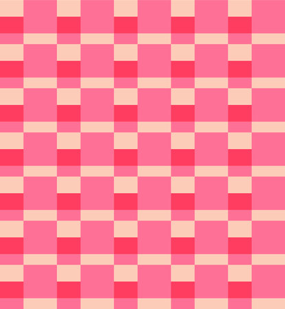 Marakesh Pink Mosaic Vector Seamless Patternのイラスト素材