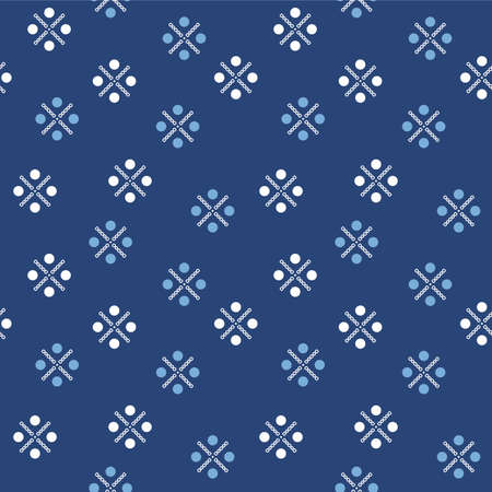 Japanese Dot Cross Shape Diamond Vector Seamless Patternのイラスト素材
