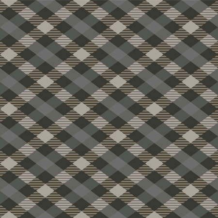 Japanese Diamond Plaid Vector Seamless Pattern