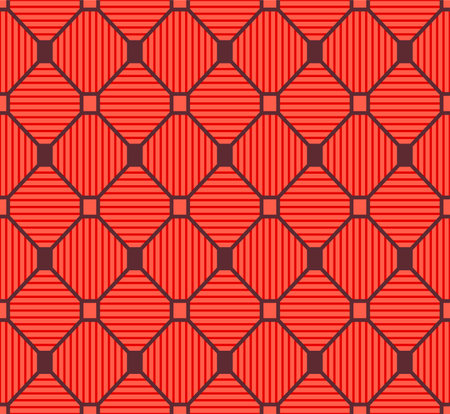 Japanese Geometric Diamond Vector Seamless Patternのイラスト素材