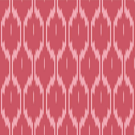 Japanese Embroidery Curl Zigzag Vector Seamless Patternのイラスト素材