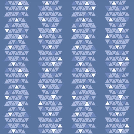 Japanese Random Triangle Stripe Vector Seamless Pattern