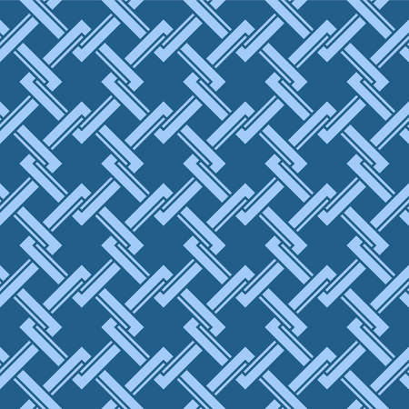 Japanese Overlap Square Diamond Vector Seamless Patternのイラスト素材