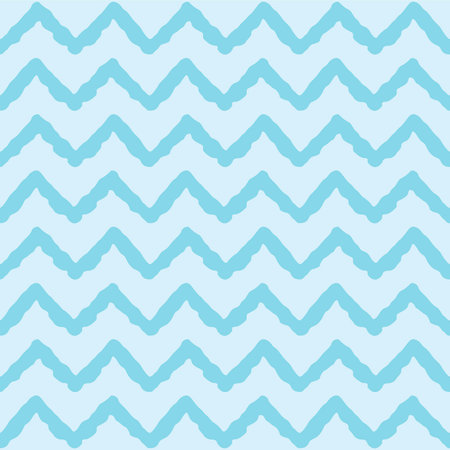 Japanese Zigzag Wave Vector Seamless Patternのイラスト素材
