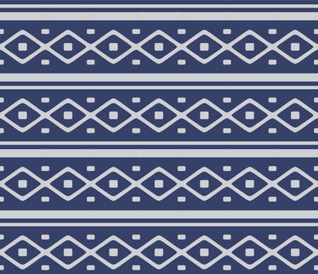 Japanese Diamond Chain Vector Seamless Patternのイラスト素材