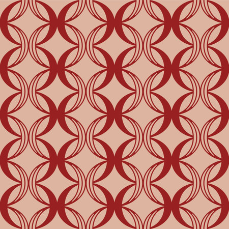 Japanese Curve Zigzag Motif Vector Seamless Patternのイラスト素材