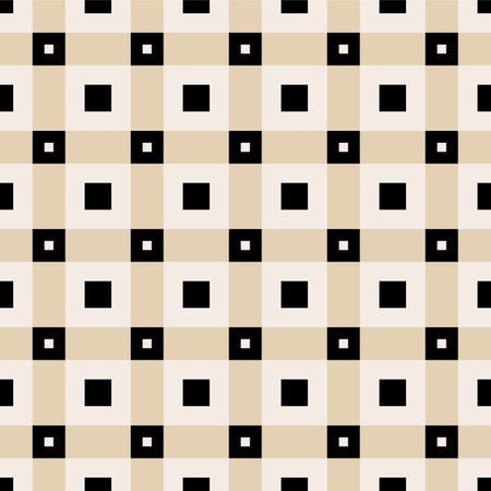 Japanese Square Plaid  Vector Seamless Patternのイラスト素材