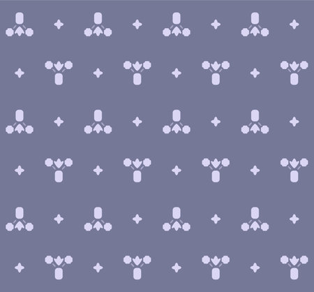 Japanese Cute Bouquet Motif Vector Seamless Patternのイラスト素材