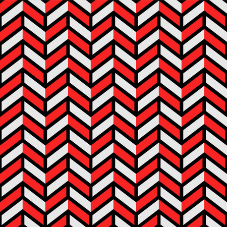 Japanese Zigzag Weave Vector Seamless Patternのイラスト素材