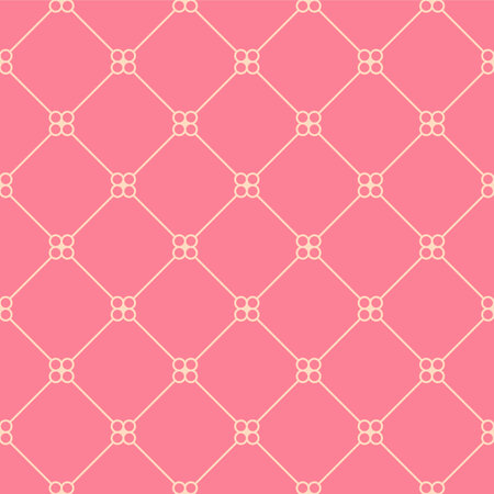 Japanese Cute Diamond Line Vector Seamless Patternのイラスト素材