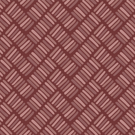 Japanese Diagonal Zigzag Line Vector Seamless Patternのイラスト素材