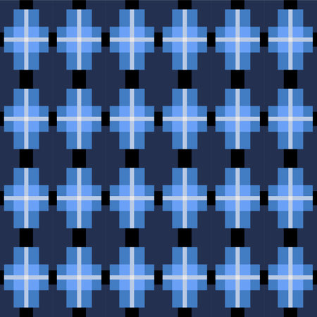 apanese Cross Diamond Vector Seamless Patternのイラスト素材