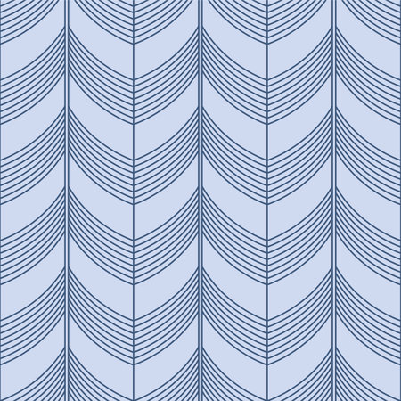 Japanese Zigzag Line Stripe Vector Seamless Patternのイラスト素材