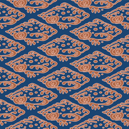 Japanese Tribal Diamond Vector Seamless Patternのイラスト素材