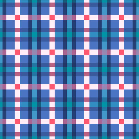 Japanese Cross Line Plaid Vector Seamless Patternのイラスト素材