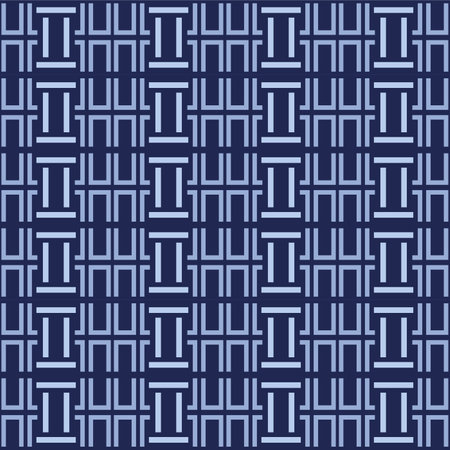 Japanese Geometric Weave Vector Seamless Patternのイラスト素材