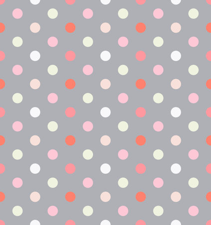 Japanese Sweet Dot Vector Seamless Patternのイラスト素材