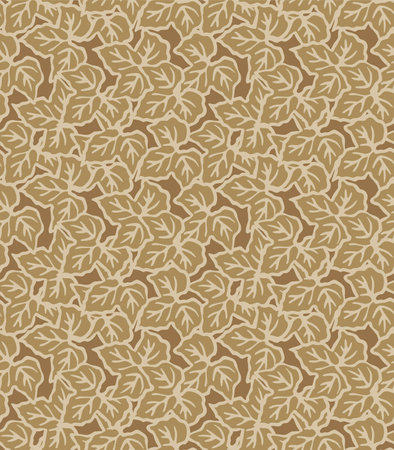 Japanese Overlap Wild Leaf Vector Seamless Patternのイラスト素材